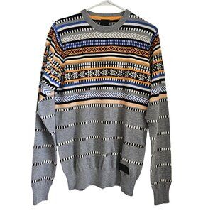 Men's Bench Crew Neck Long Sleeve Winter Pullover Sweater, Size M